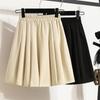 DIMANAF 2026 Summer New Plus Size Women Waist Elastic Shorts Skirts Casual Loose Fashion Lady Bottoms Pleated Skirt