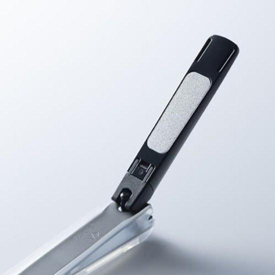 KAI Nail Clipper Type001S Black Curved Blade Made Japan KE0120