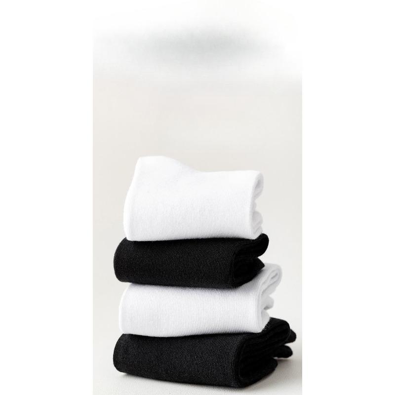 Men's Summer Solid-color Short Socks, Sweat-absorbing, Breathable and Odor-proof. Women's Autumn and Winter Long Socks, Street Sports Socks