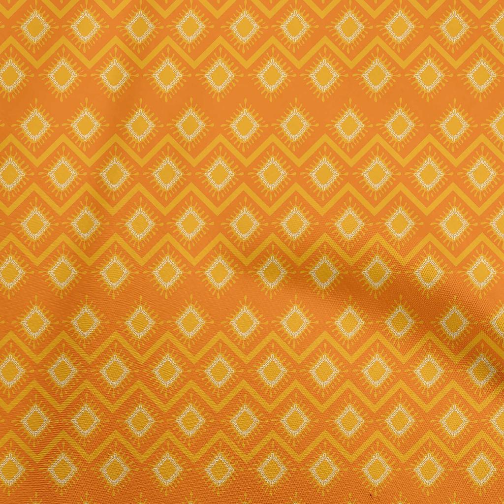 oneOone Tecido de algodão Flex azul abstrato para vestido, material de tecido estampado, tecido por metro, 40 polegadas