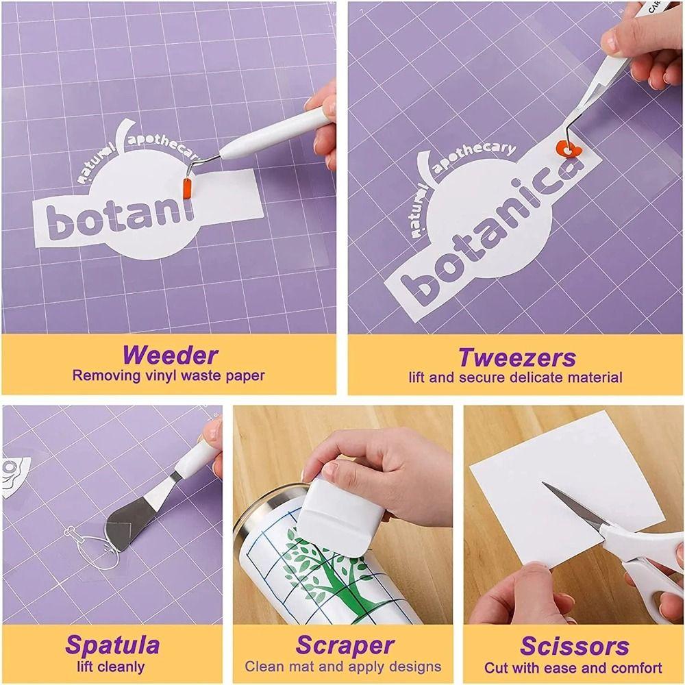 Scrapbooking Scraper Tweezers Craft Basic Kit Vinyl Weeding Tools Vinyl Starter Tools DIY Tools