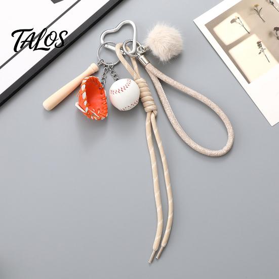 Faux Leather Keychain Baseball Theme Keychain, Glove Purse Bag Charm, Charm Backpack Hanging Decorative Accessory, Gift for Lovers