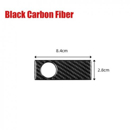 Carbon Fiber Car Glove Storage Box Handle Trim Sticker For Mazda RX-8 2004-2008
