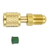 Male 5/16 XF1/4 SAE Brass Adapter Air Conditioning Systems R32 R410a