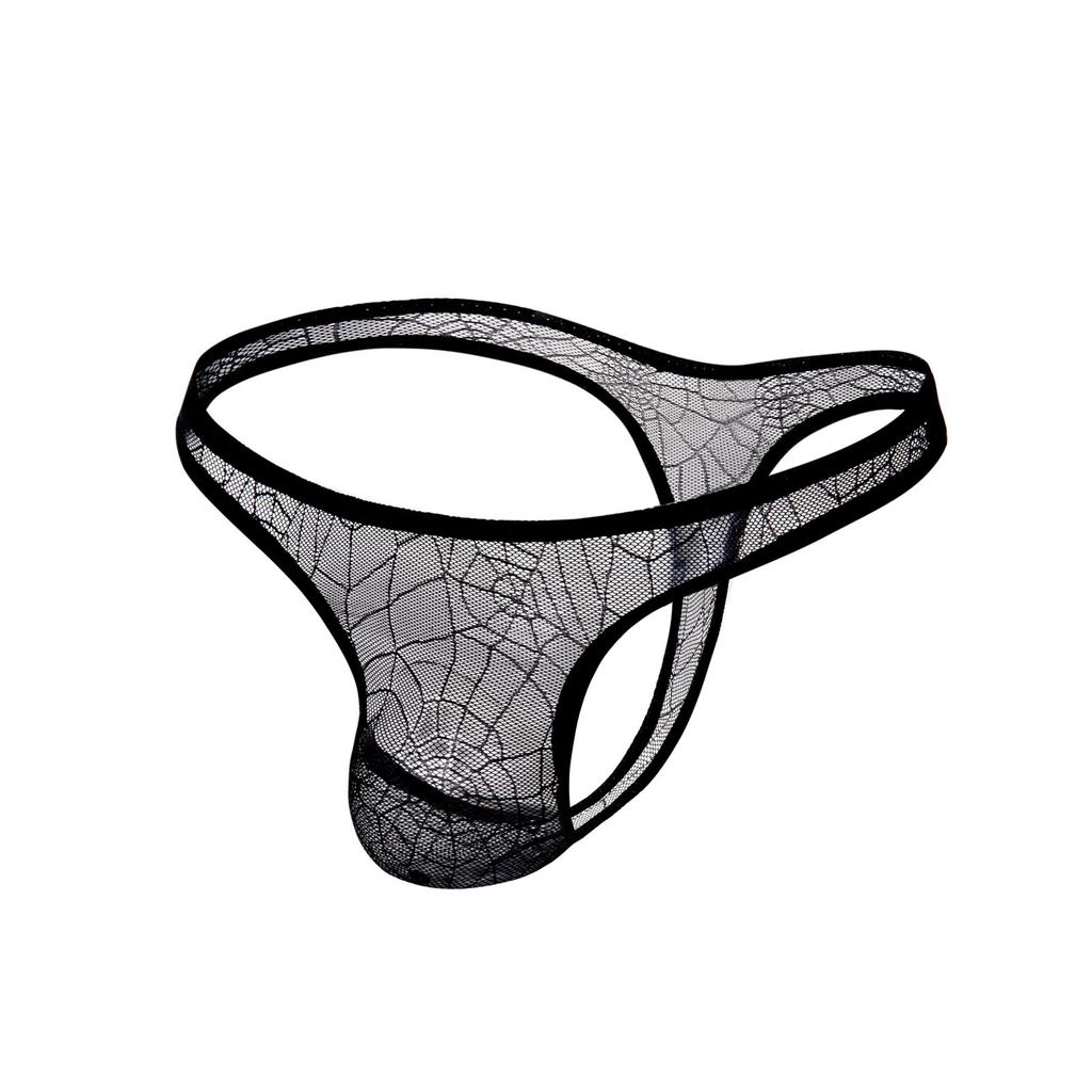 Mens Sexy Underwear Thong Underpants Lace Briefs Panties