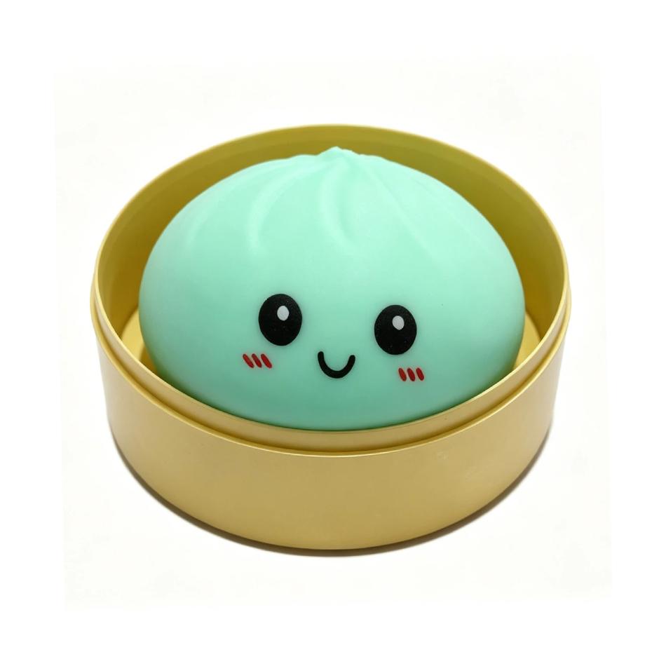 High-Quality 4Pcs Squishy Dumpling Stress Ball, Dumpling Squishy Toy Shape Hand Relaxation Toy, Party Favor Gift For Friends