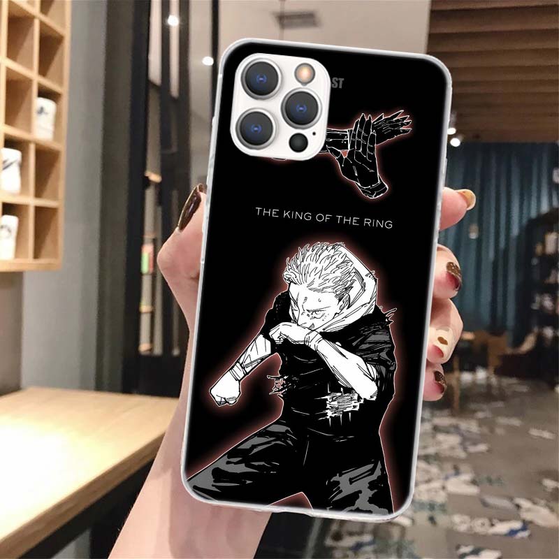 Kaisen J-Jujutsu Art Soft Phone Case For iPhone 17 Air 16 16E 15 14 Plus 13 Mini 12 11 Pro Max X XR XS 7 8 + SE 2020 Pattern Cov