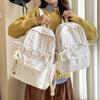 Mochila de Lunares Estilo Girly Para Mujer Gran Capacidad Ligera Mochila Escolar para Estudiantes Mochila Linda