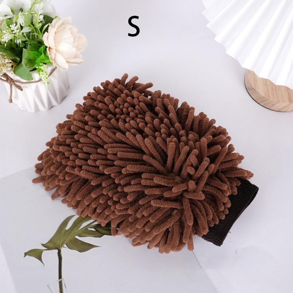 Car Wash Gloves Double Sided Thickening Car Cosmetic Care Car Cleaning Tool Chenille Sponge Gloves