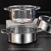 304 Stainless Steel Double Layer Steamer Pot