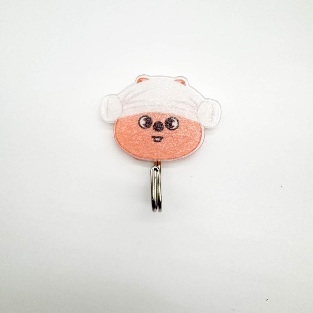 Summer Straykids Acrylic Cartoon Image Bathroom Skzoo Cute Acrylic Non Marking Hook Non Porous Acrylic Peripheral Gifts