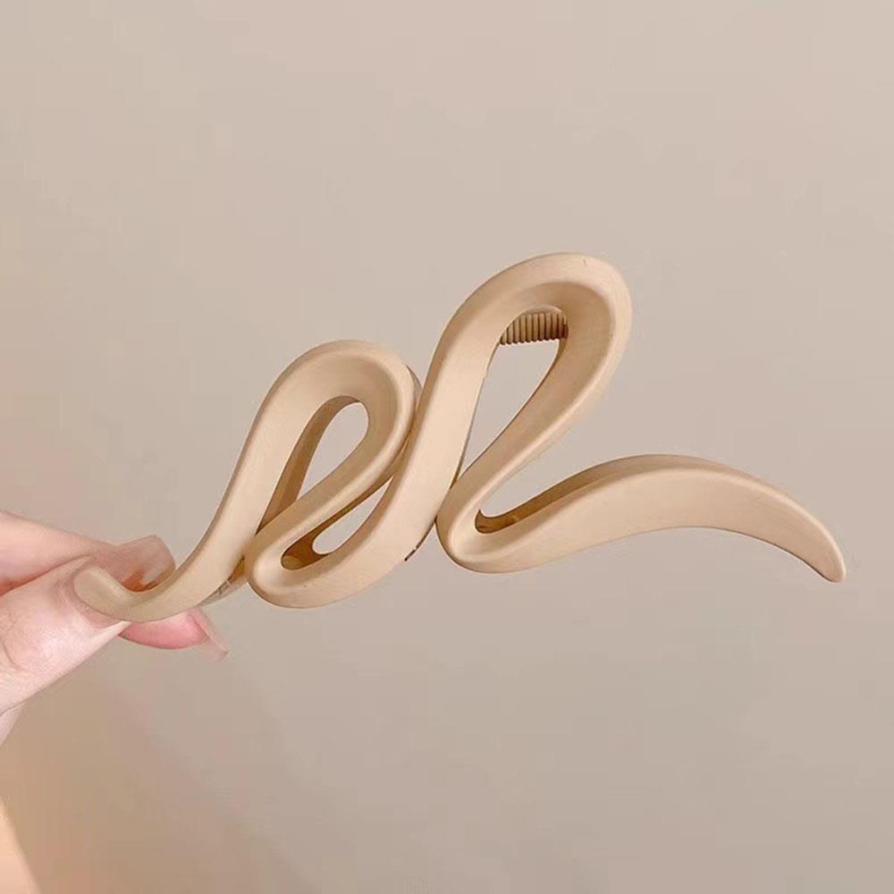 Pinze per Capelli a Onda Coreana per Donne Pinze a Squalo in Plastica Barretta per Coda di Cavallo Alta Irregolare Fermaglio per Capelli Accessori per Capelli da Ragazza