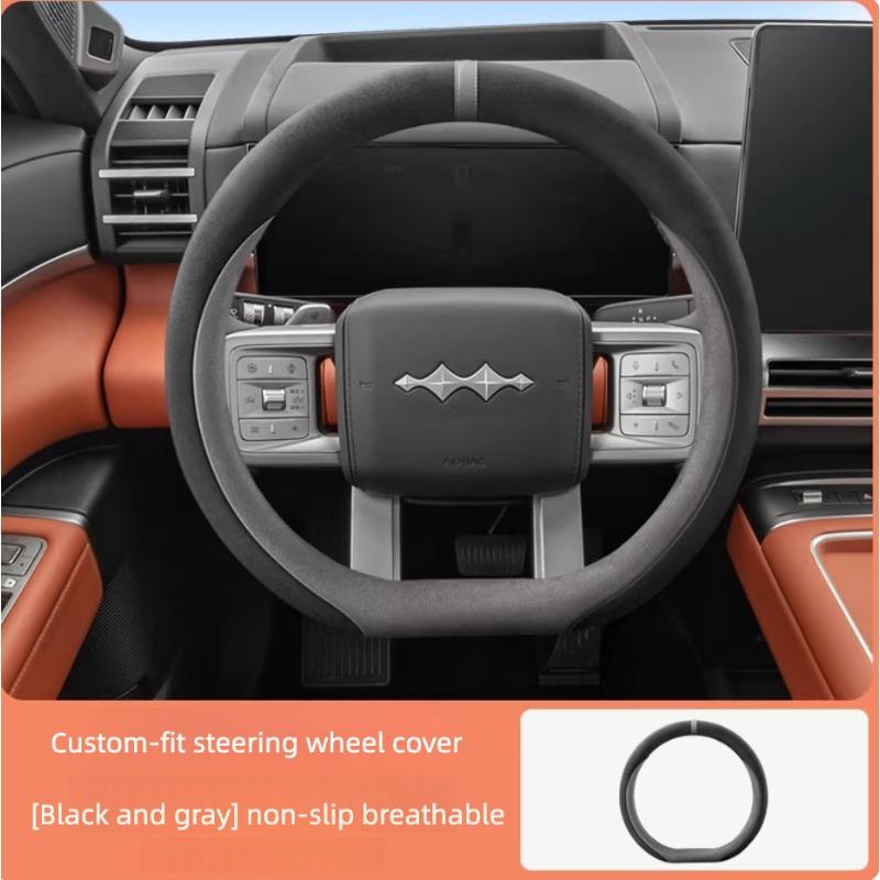 For BYD Ti 7 2025 2026 Steering Wheel Cover Anti Slip Handle Protection Cover Modification Accessories