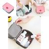 Borsa Portatile Quadrata Mini Multifunzionale per Conservazione Pillole, Farmaci e Cosmetici