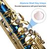 Brass Engraved Eb E Flat Alto Saxophone Sax Abalone Shell Buttons Wind Instrument with Case Gloves Cleaning Cloth Belt