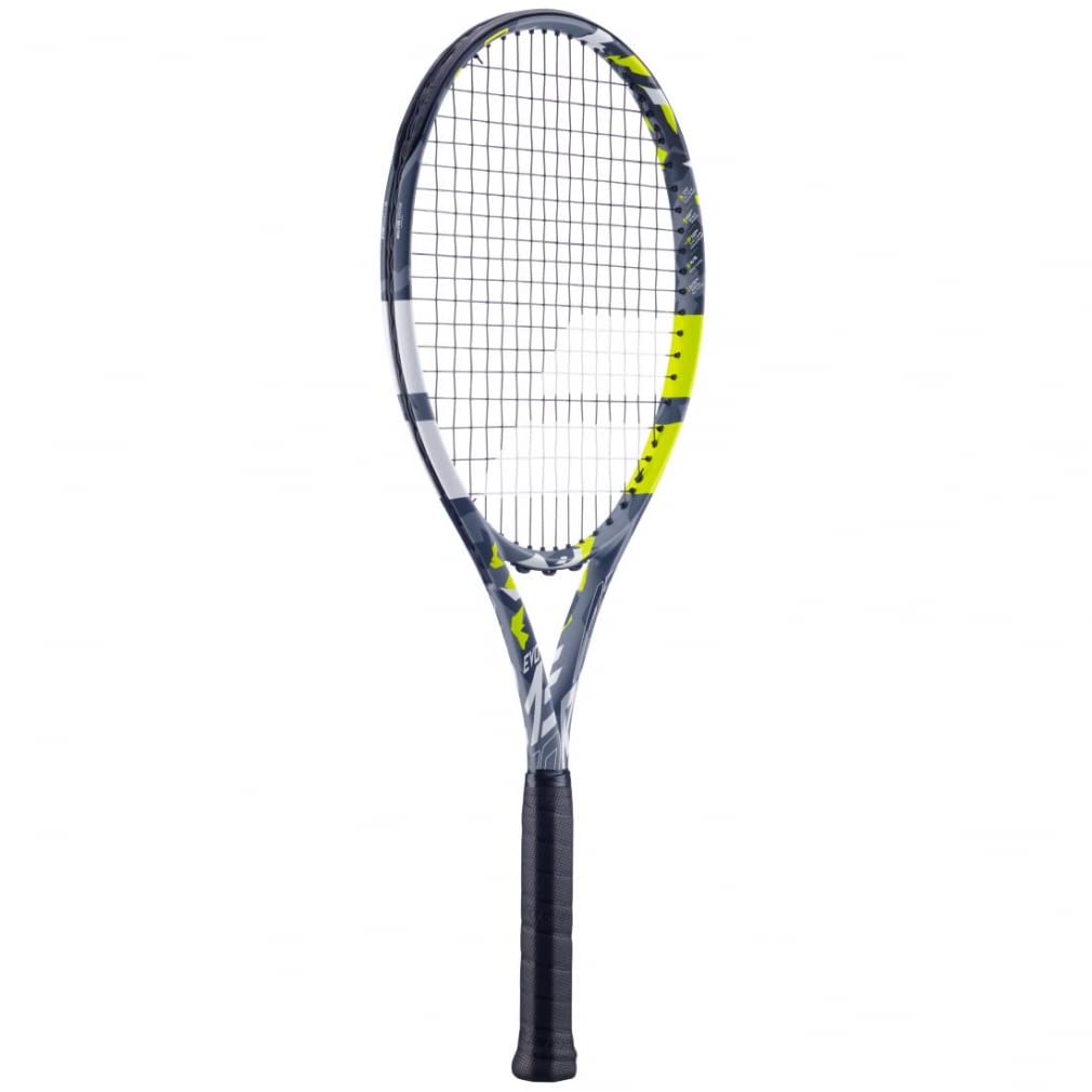 BabolaT EVO AERO 2 Tennis Dark Gray x Flash Yellow Racket,
