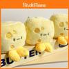 Adorable Plush Cheese Toy Keychain Soft Pp Cotton Cute Doll Perfect Gift