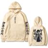 Anime Demon Slayer Serpent Hashira Iguro Obanai Graphic Hoodie Men Women Oversized Sweatshirt Men's Cartoon Streetwear