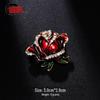 Lapel V-Neck Fairy Rose Brooch Sweater Coat