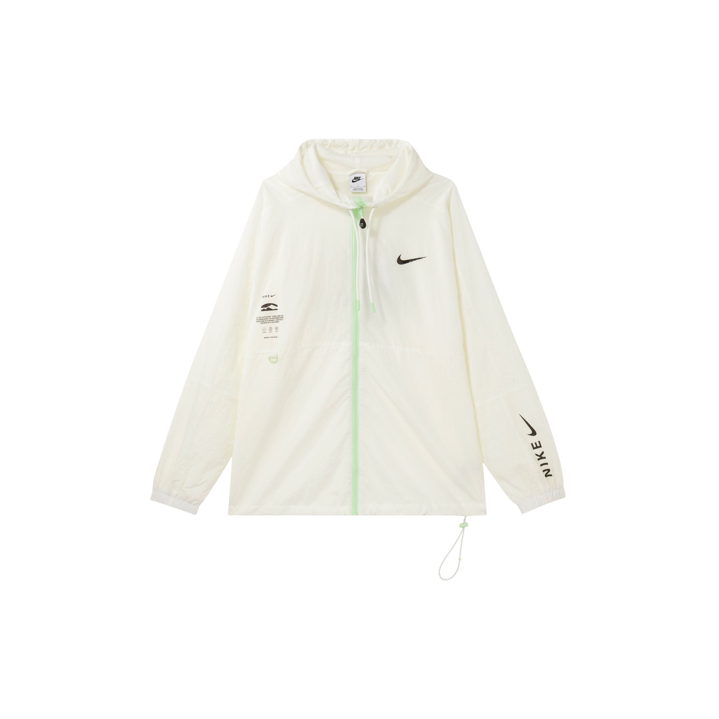 

Nike Sportswear Logo Watercolor Pattern Hooded Woven Jacket Men Jacket Sail HF6170133 L