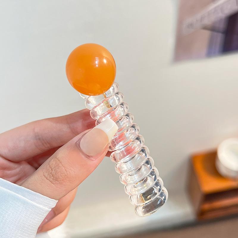 Moda perłowa prosta linia telefoniczna opaska do włosów damski wysoki kucyk artefakt temperament bańka warkocz artefakt włosów głowa liny akcesoria do włosów