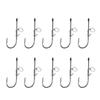 10Pcs/set Fishing Tackle Live Shrimp Fixing Hook with Hole Designs Fishing Live Fish Hook Fishing Hook Barbed Fishhook