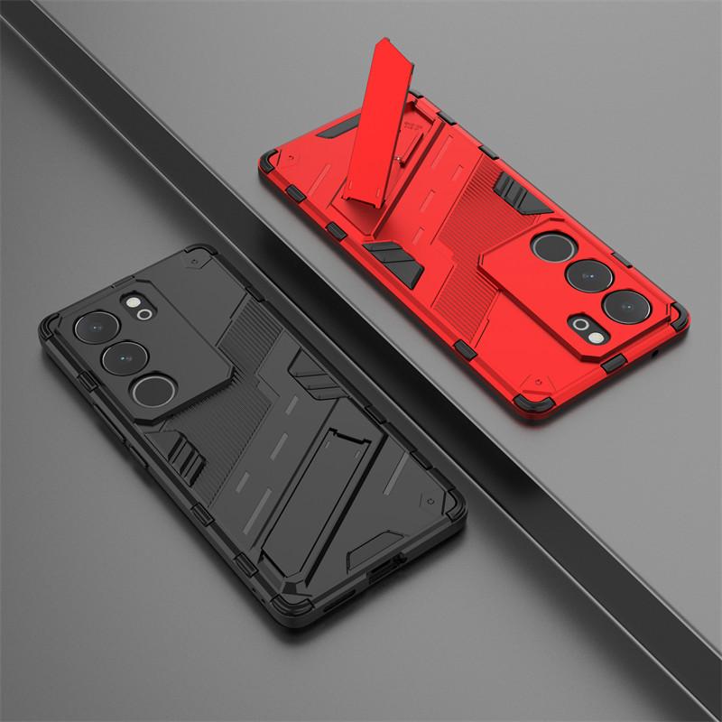 For Vivo V29 5G Case Vivo V29 V29E V29 Pro 5G Cover Funda Shockproof TPU Armor PC Stand Holder Silicone Protective Back Cover