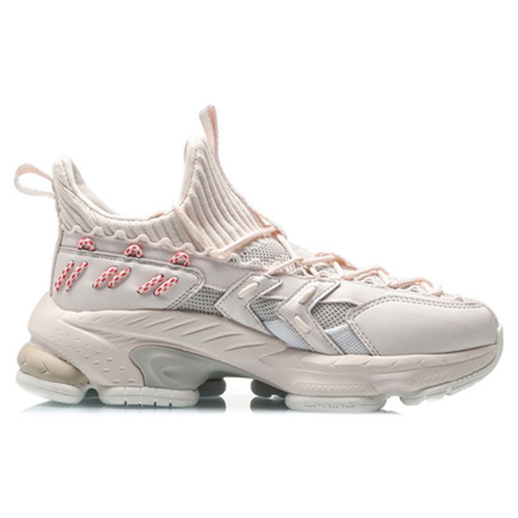 Li Ning CF Explorer J Shock Absorption Non-Slip Wear-Resistant Breathable Supportive Low-Top Retro Basketball Shoes Women sneaker AGLQ136-2