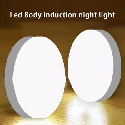New! Led Night Light Portable Rechargeable Motion Sensor Lamp Household Smart Magnetic Body Induction