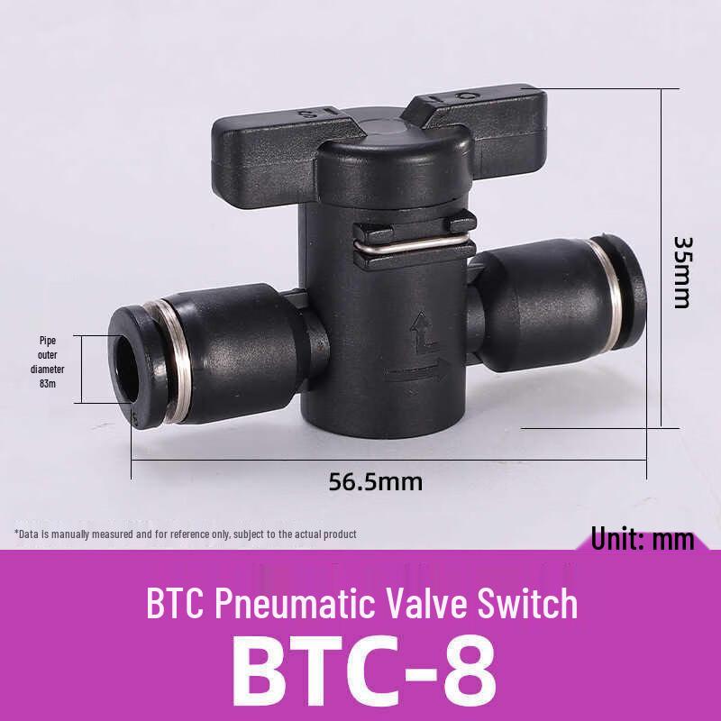 Lansaizebo BTC Pneumatic Quick Connect Switch Valve