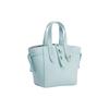 Furla Net Cow Leather Basket Bag, Shoulder Bag, Crossbody Bag, Handbag Mini Women's Mint Blue BASRFUA-HSF000-1859S