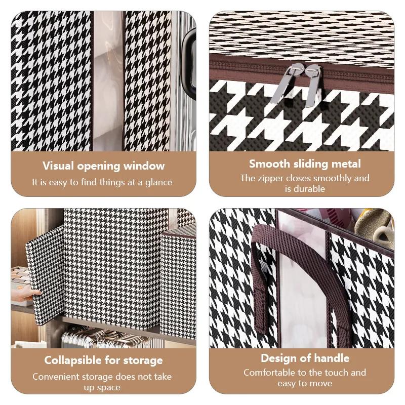 Pudełko do przechowywania kołdry pyłoszczelne organizery szafa z włókniny torba oszczędzająca miejsce dom-przenośne pudełko na pościel organizacja przechowywania podróżnego