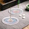 4pcs DIY Diamond Art Incense Burner Stick Holder Acrylic Crystal Art Incense Tray Ornament Special Shaped for Adults Beginners