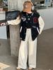 Girls' Stylish Baseball Jacket - 2025 New Spring/Autumn Fashion Outerwear for Big Kids