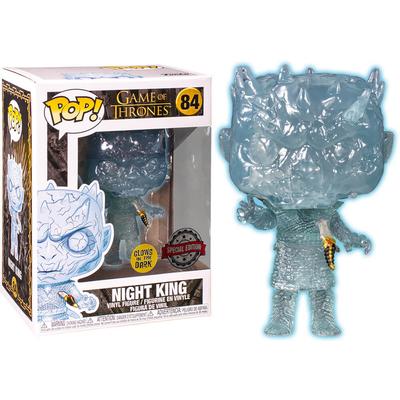 Game of Thrones Crystal Night King com Adaga Glow EUA Ex Pop!