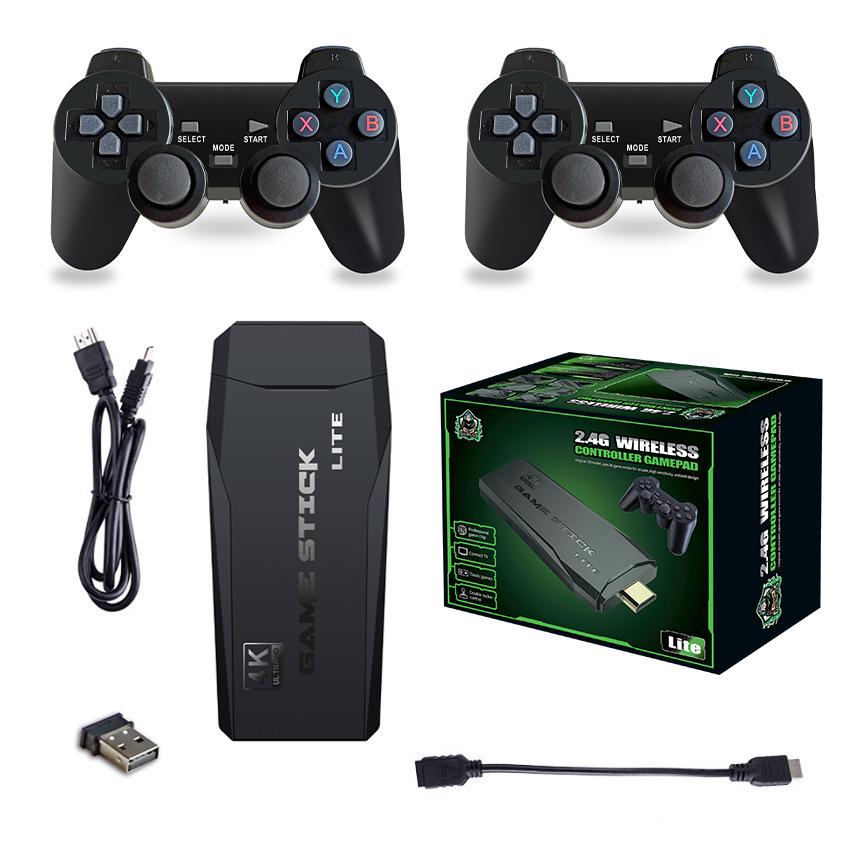 M8 4K HD Retro Arcade Spielkonsole mit zwei kabellosen Griffen für zwei Spieler