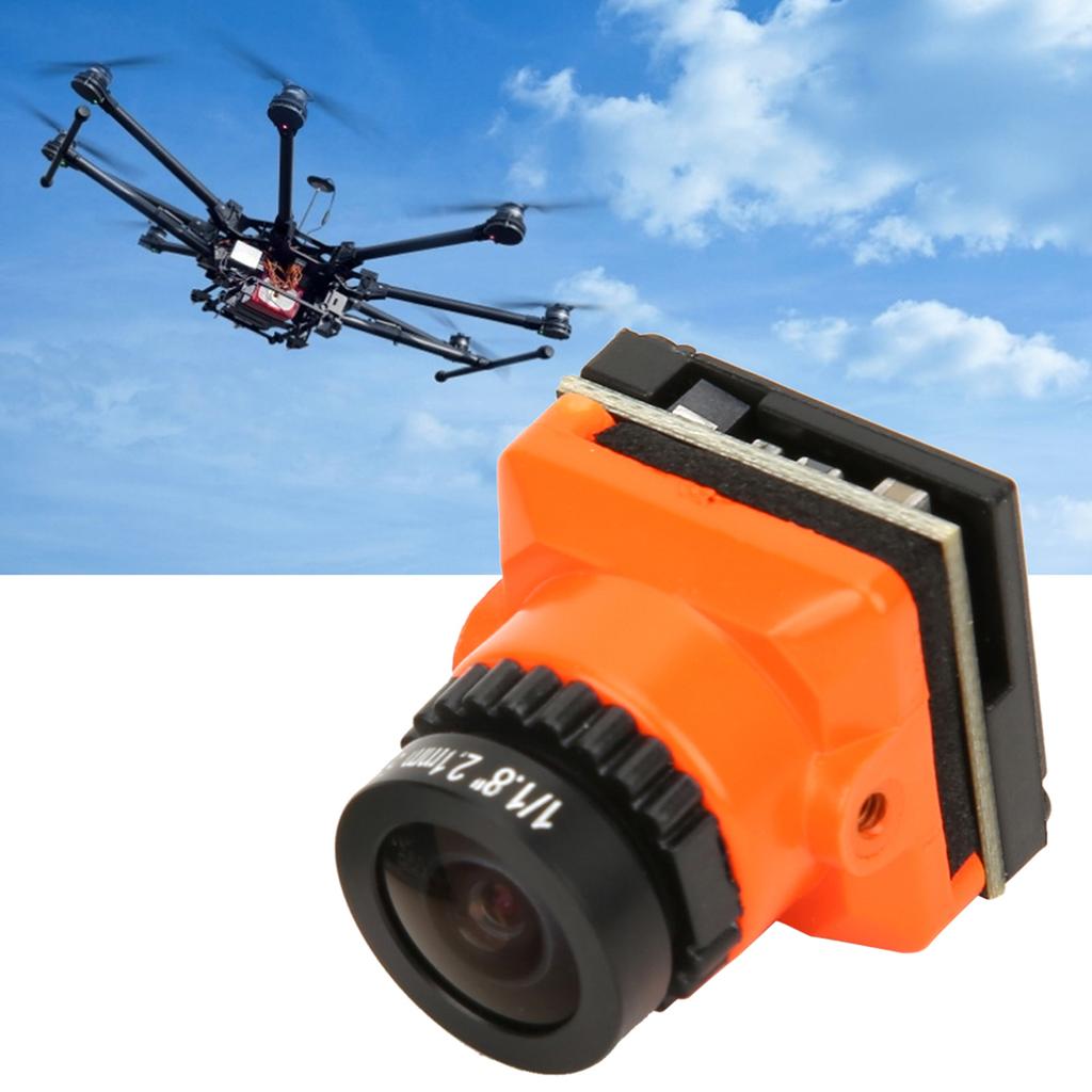 FPV Camera High Definition 1500TVL 2.1MM Lens OSD for FPV Quadcopter Drone Orange
