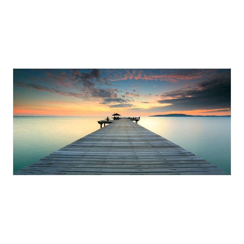 Sea Beach Bridge Posters And Prints Landscape Pictures Canvas Painting Modern Home Decor Wall Art For Living Room Sunset Cuadros