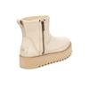UGG F19 Stivali da Neve Classici Rebel Biker Mini con Fodera in Pelliccia da Donna Stivali da Neve Rosa 1105313-BONE