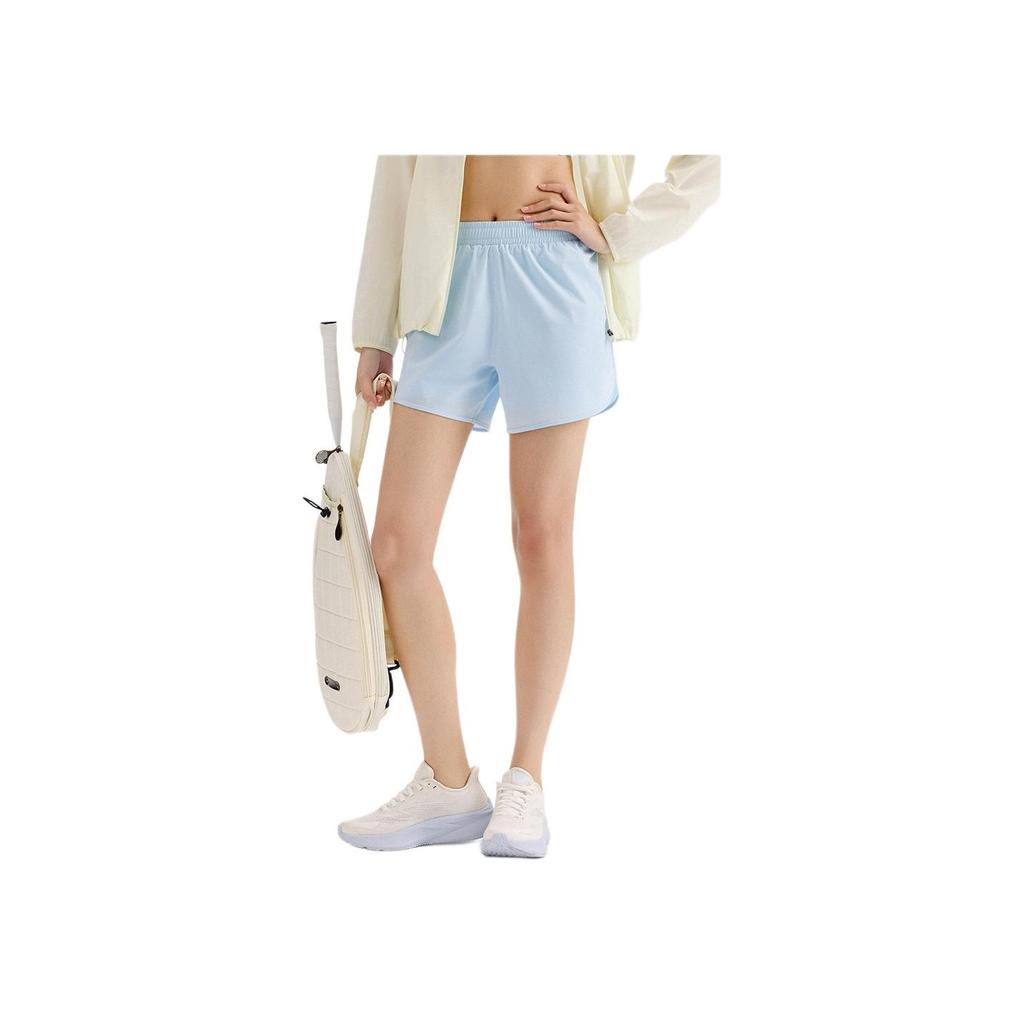 Anta Training Series Comfortable Loose Simple Solid Color Casual Shorts Women Shorts Soft-Pink 962527506-4