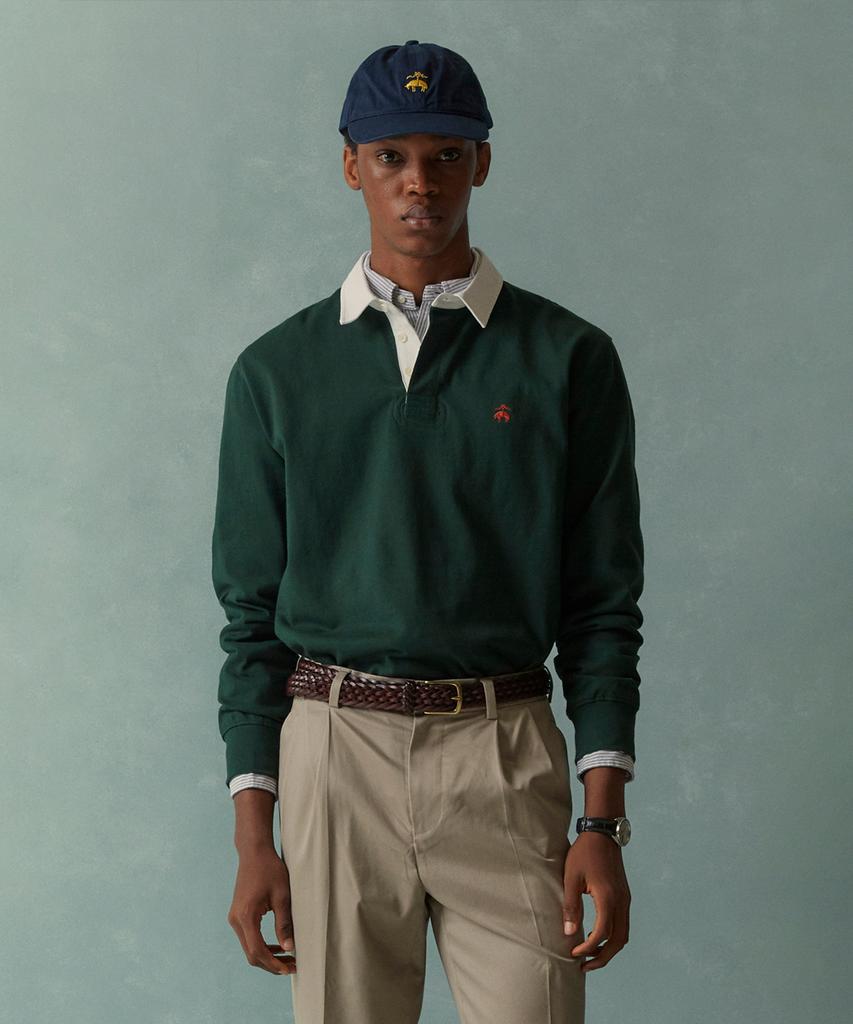 T-shirt da Rugby BROOKS BROTHERS (verde) (Bbntmbz103)