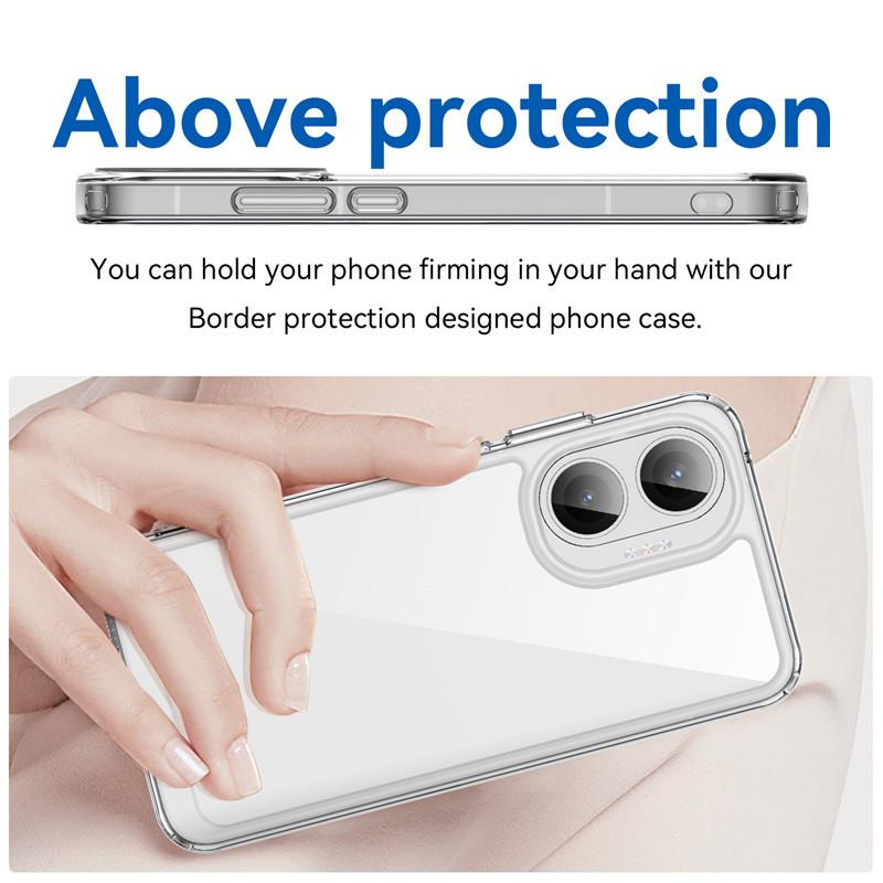 For Xiaomi Poco F7 Case Xiaomi Poco F7 5G Cover Funda TPU Clear PC + Silicone Shockproof Protective Phone Cover Xiaomi Poco F7