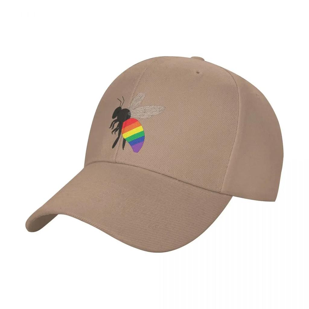 pride bee LGBTQ flag Baseball Cap summer hat custom Hat Snap Back Hat Male Womens