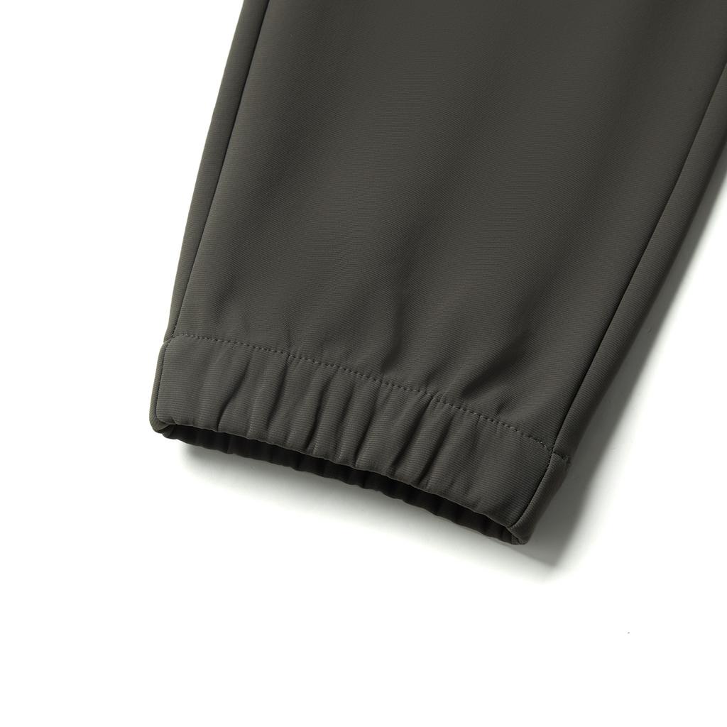 Li Ning Comfortable Casual Simple Fleece Cuffed Knitted Sports Pants Men Bottoms Dark-Gray AKLUB55-2