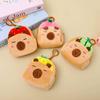 Plush Coin Purse With Keychain For Kids Backpack Accessory** Characters Included)