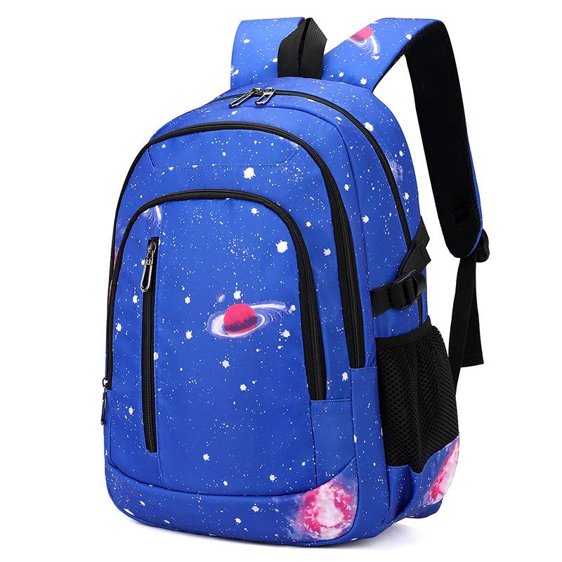 School Bags Set Children Waterproof School Backpacks For Teenager Boys Starry Sky Students Backpack Lunch Box With Pencil Case