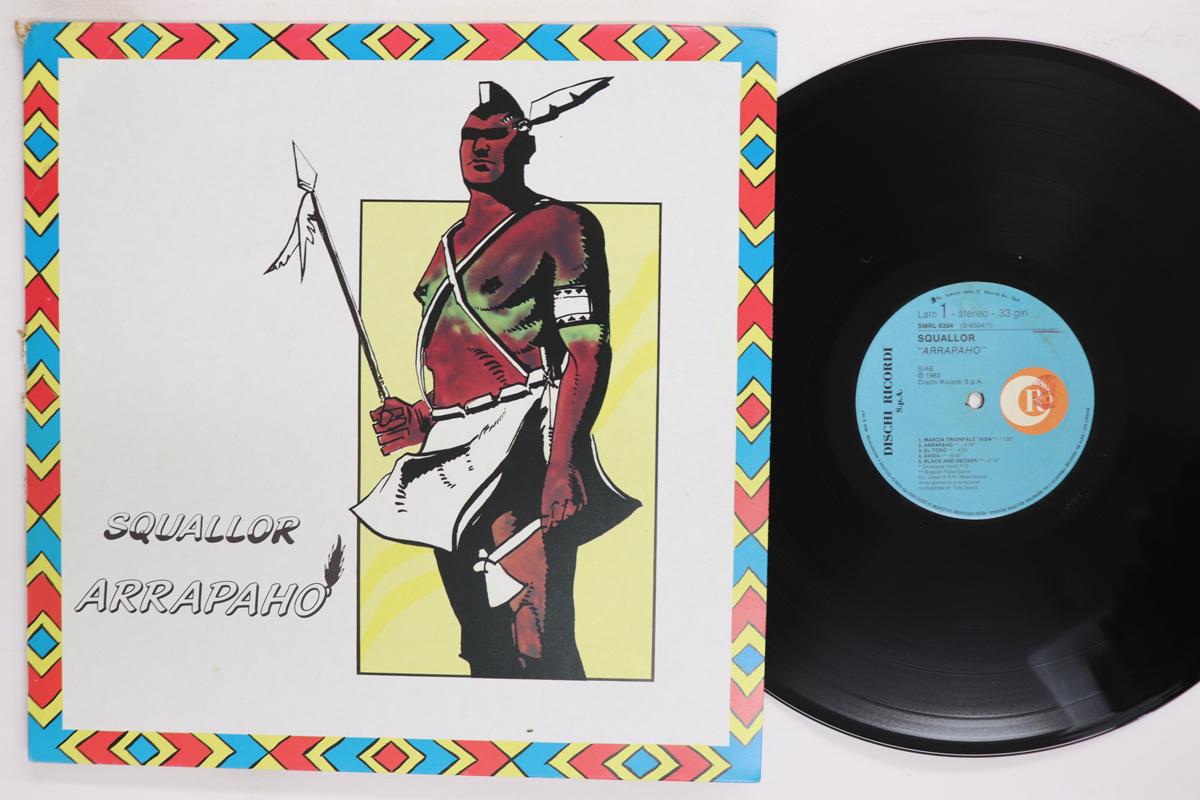 LP Record SQUALLOR  Arrapaho SMRL6304 RICORDI 1983 Italy Rock Used