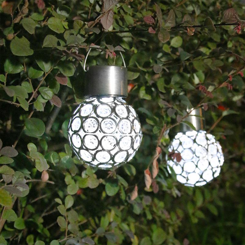 Cross-Border Waterproof Solar LED Hanging Lawn Light for Outdoor Use