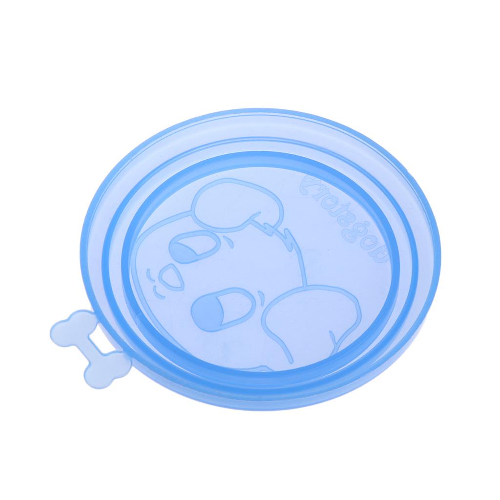 Dog Can Covers Silicone Pet Wet Food Can Covers Storage Cap Lid Tin Top Can Supplies Set Pet Feeding Reusable Silicone