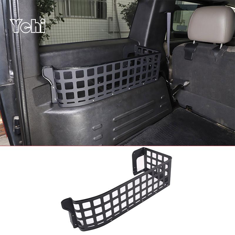 For Hummer H2 2003-2007 Aluminum Car Rear Trunk Side Storage Box Holder Multi-Function Organizer Box Auto Interior Accessories